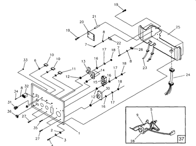 Part Location Diagram of 55823GS Generac PHMS, M3-0.5 X 16